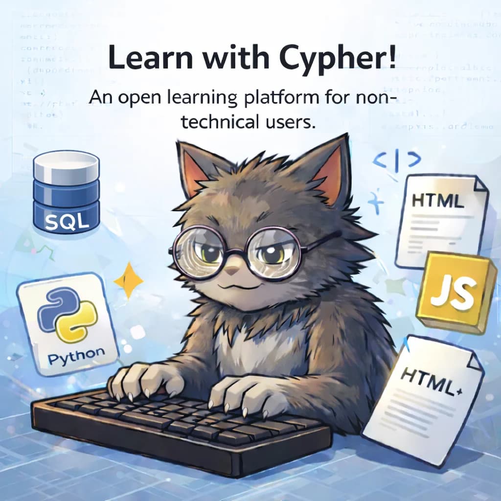 Learn with Cypher — 給非技術人員的實用程式學習平台